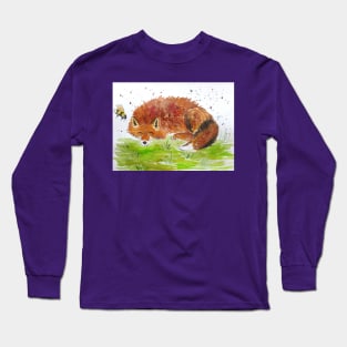 Fox and a little bumblebee Long Sleeve T-Shirt